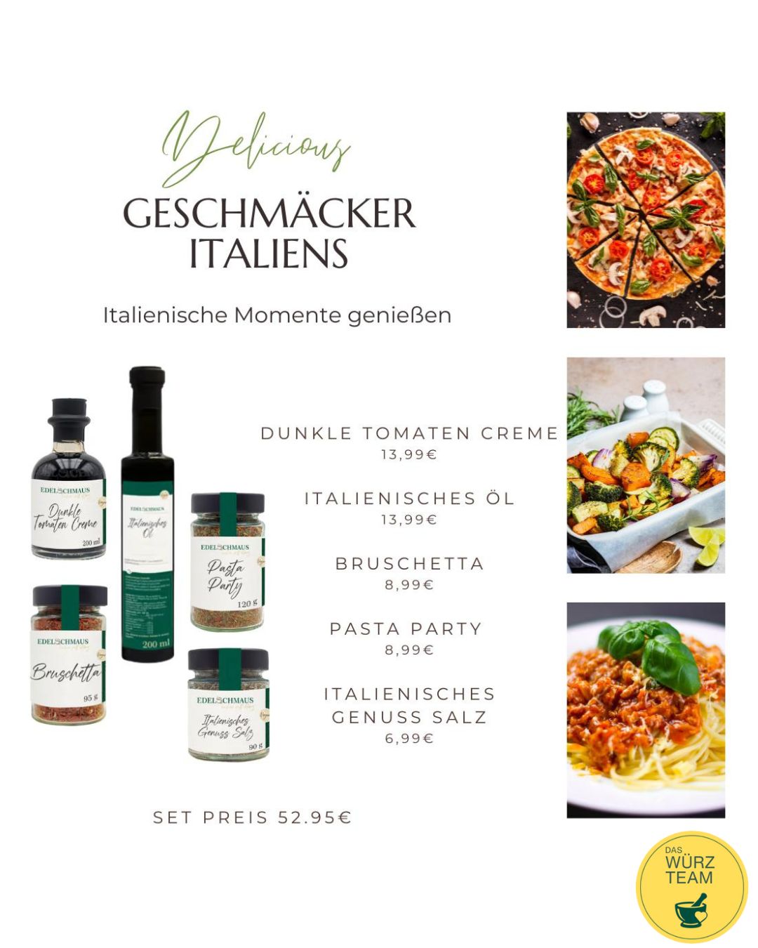 GESCHMAeCKER ITALIENS